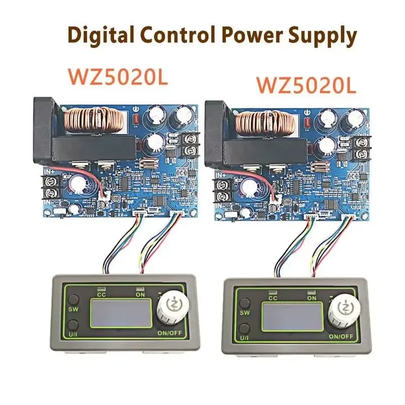 Step Down Dc Power Supply Module 1000W - DC 50V5A 250W、50V12A 600W、50V20A 1000W CNC降圧型可変電源モジュール、LCDディスプレイ付き、新品